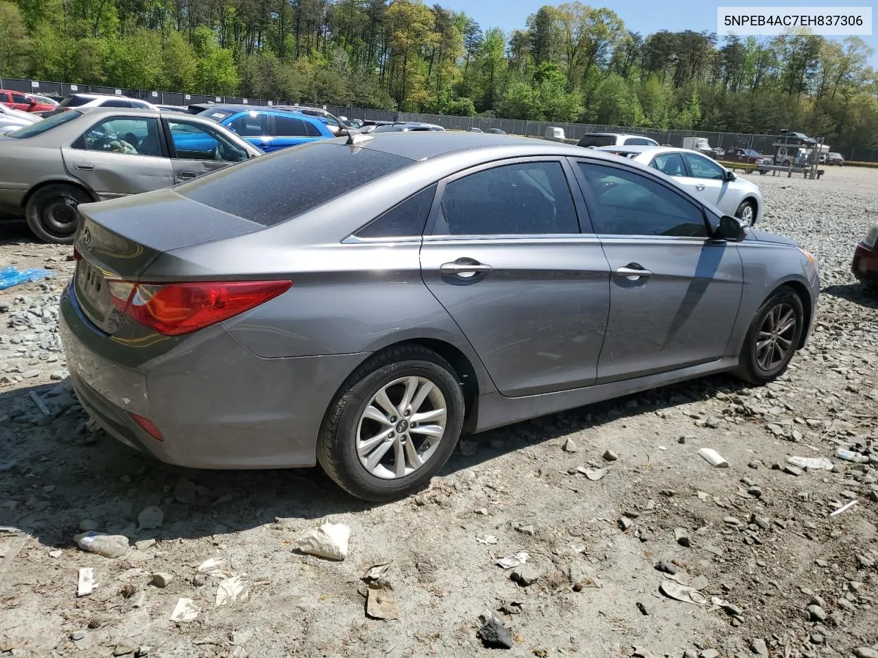 2014 Hyundai Sonata Gls VIN: 5NPEB4AC7EH837306 Lot: 52288984