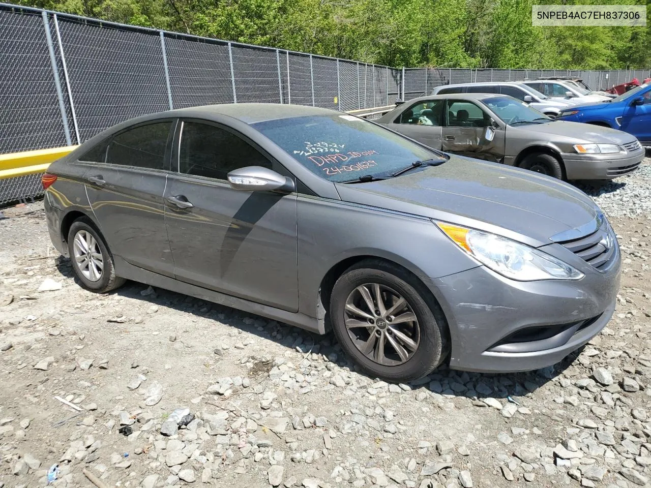 2014 Hyundai Sonata Gls VIN: 5NPEB4AC7EH837306 Lot: 52288984