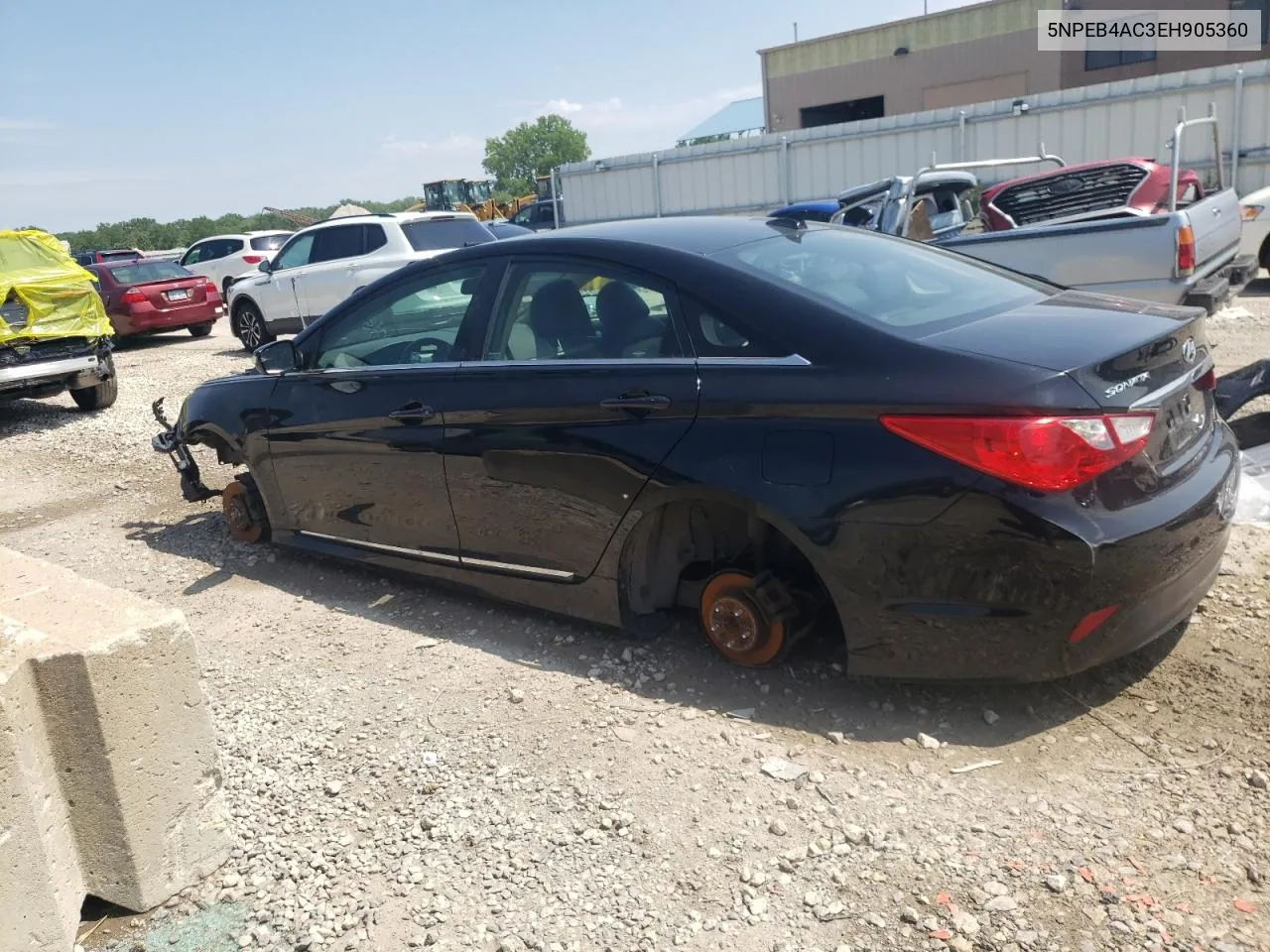 2014 Hyundai Sonata Gls VIN: 5NPEB4AC3EH905360 Lot: 54974894