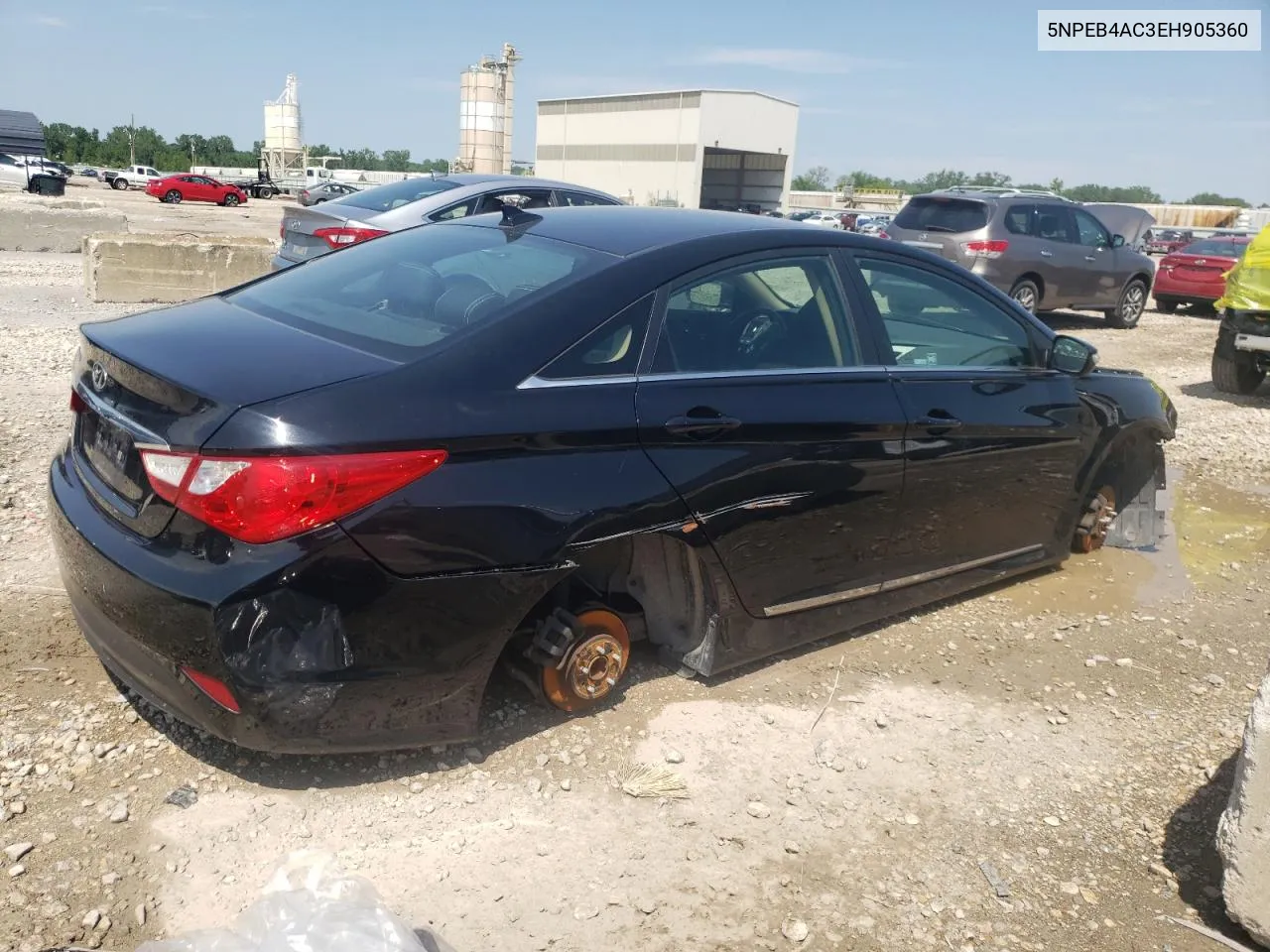 2014 Hyundai Sonata Gls VIN: 5NPEB4AC3EH905360 Lot: 54974894