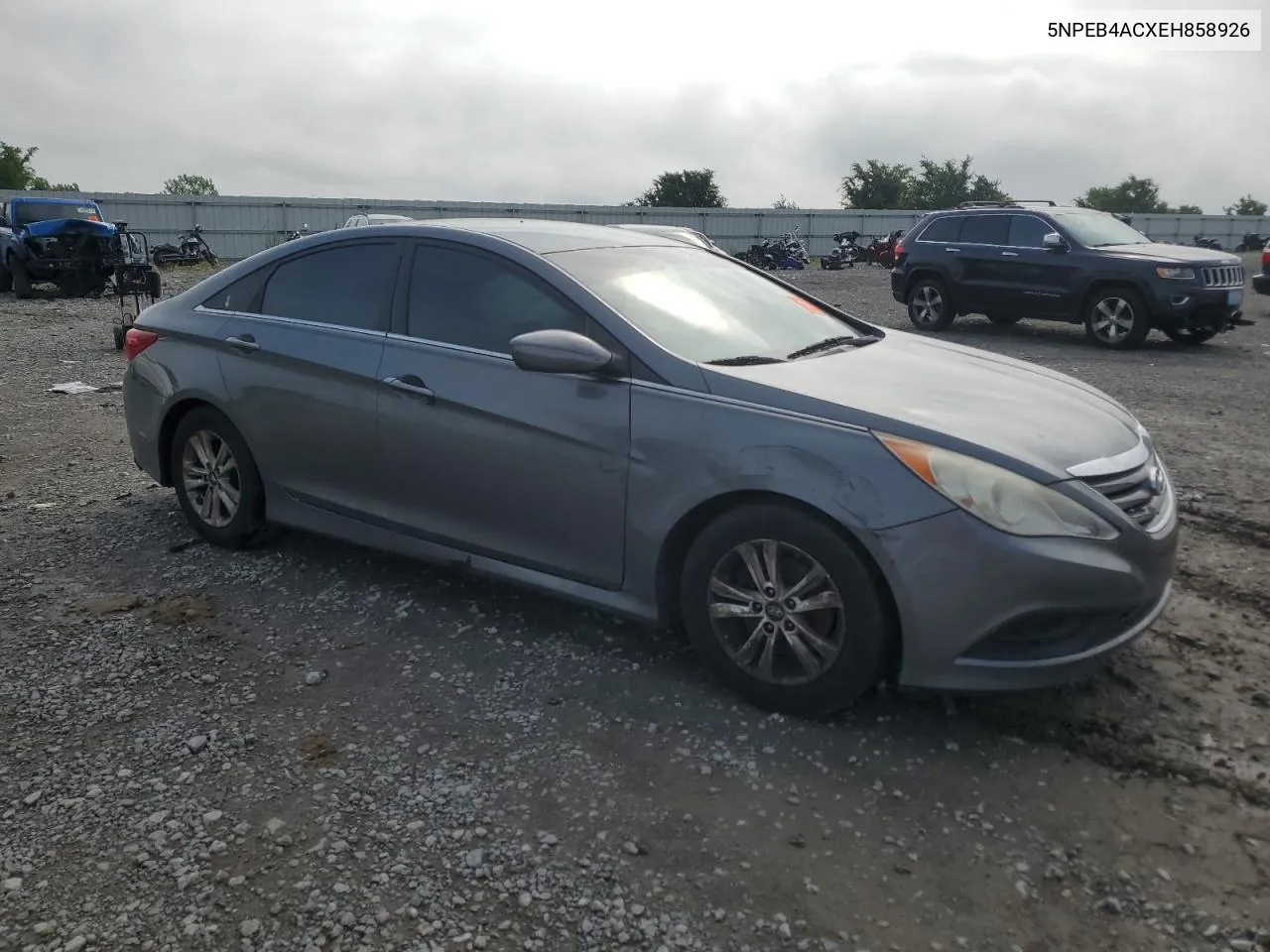 2014 Hyundai Sonata Gls VIN: 5NPEB4ACXEH858926 Lot: 55191954