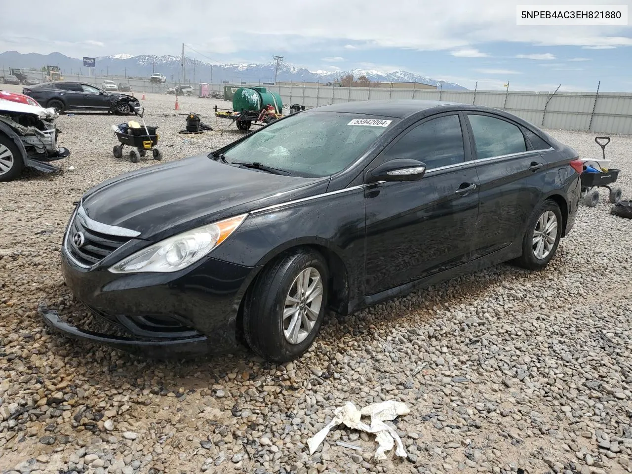 2014 Hyundai Sonata Gls VIN: 5NPEB4AC3EH821880 Lot: 40805926