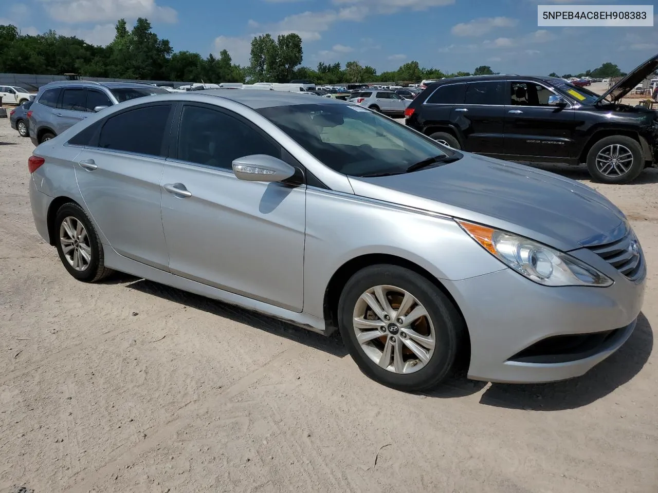 2014 Hyundai Sonata Gls VIN: 5NPEB4AC8EH908383 Lot: 57237084