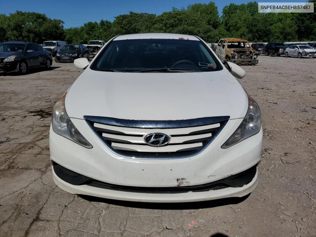 5NPEB4AC5EH857487 2014 Hyundai Sonata Gls