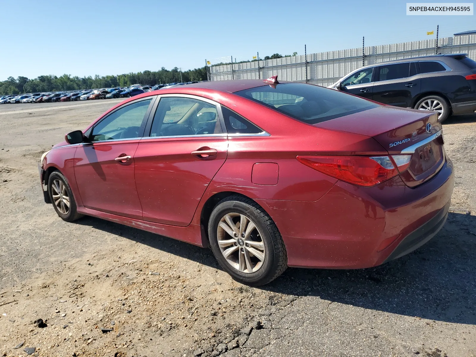 2014 Hyundai Sonata Gls VIN: 5NPEB4ACXEH945595 Lot: 58154554