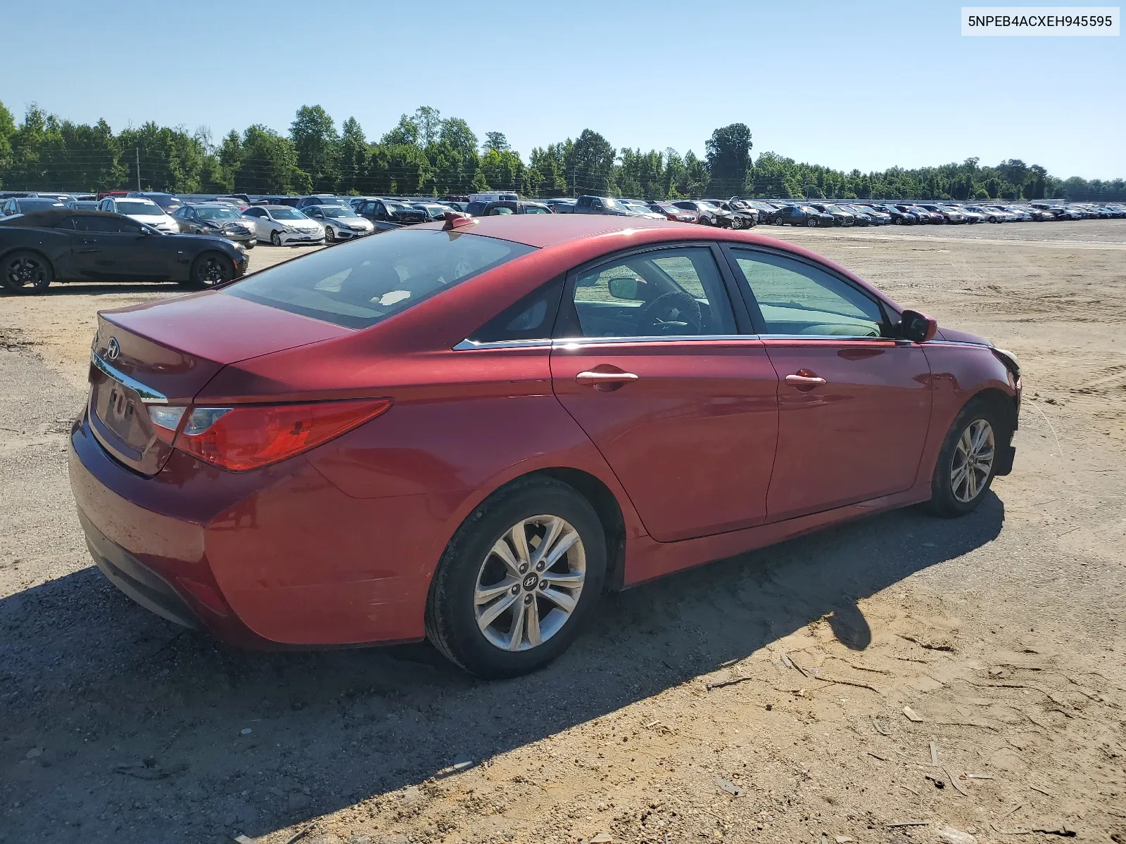 2014 Hyundai Sonata Gls VIN: 5NPEB4ACXEH945595 Lot: 58154554