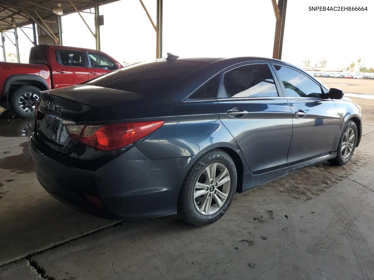 2014 Hyundai Sonata Gls VIN: 5NPEB4AC2EH866664 Lot: 60571974