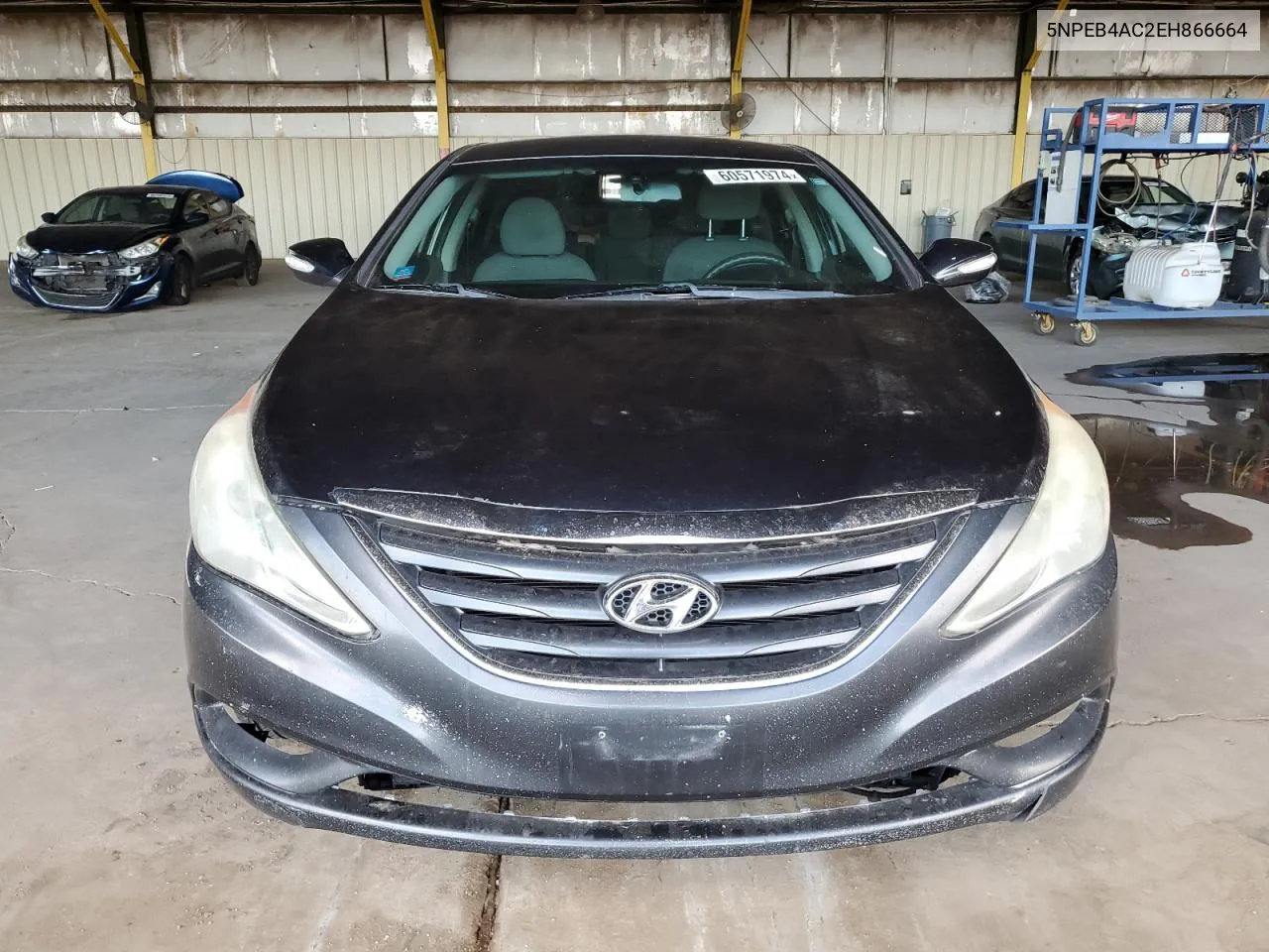 2014 Hyundai Sonata Gls VIN: 5NPEB4AC2EH866664 Lot: 60571974