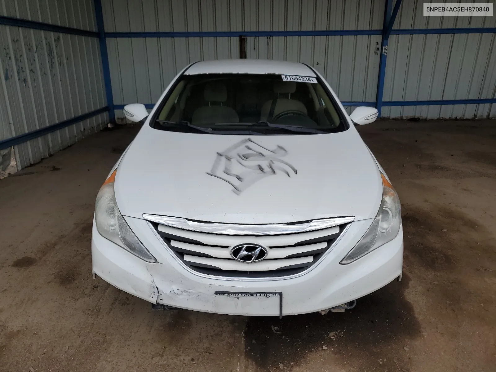 5NPEB4AC5EH870840 2014 Hyundai Sonata Gls