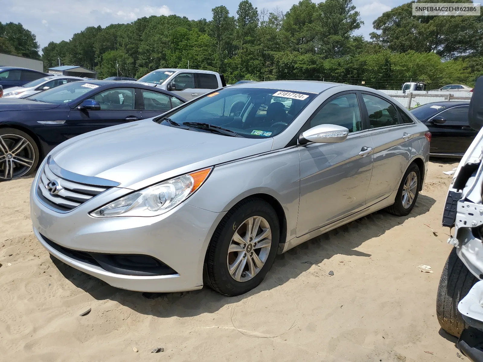 5NPEB4AC2EH862386 2014 Hyundai Sonata Gls