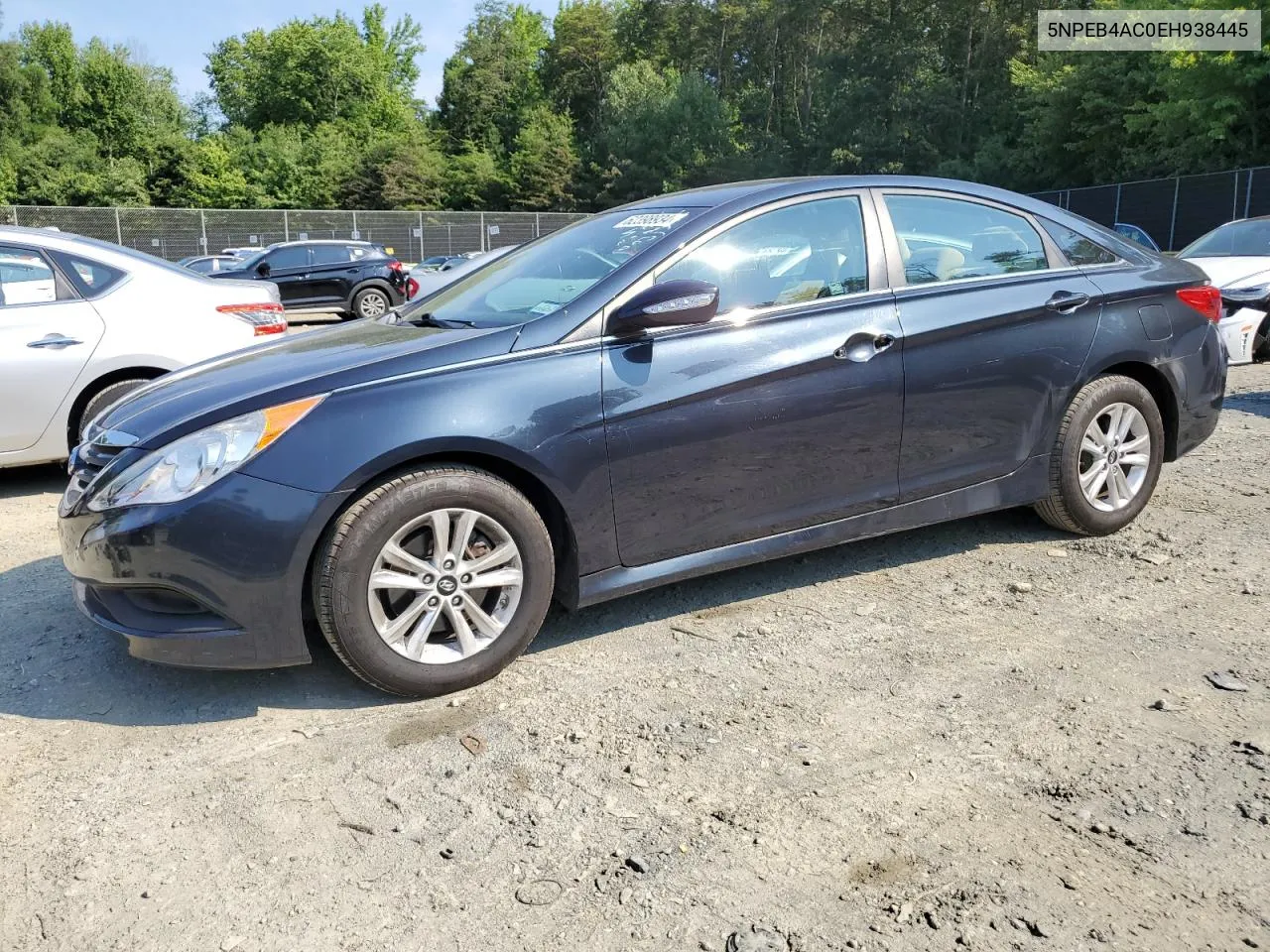 2014 Hyundai Sonata Gls VIN: 5NPEB4AC0EH938445 Lot: 62398934