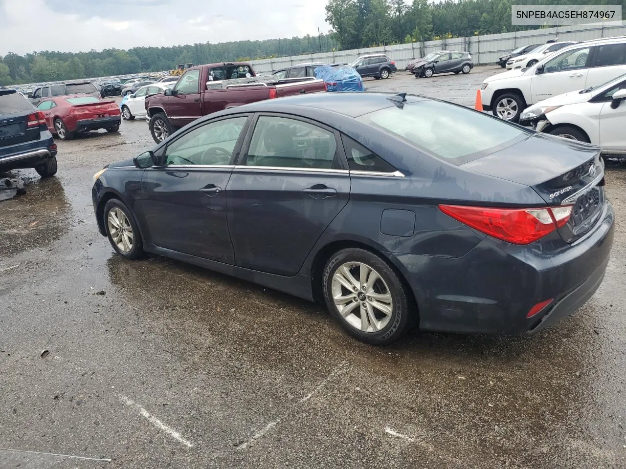 2014 Hyundai Sonata Gls VIN: 5NPEB4AC5EH874967 Lot: 62400464