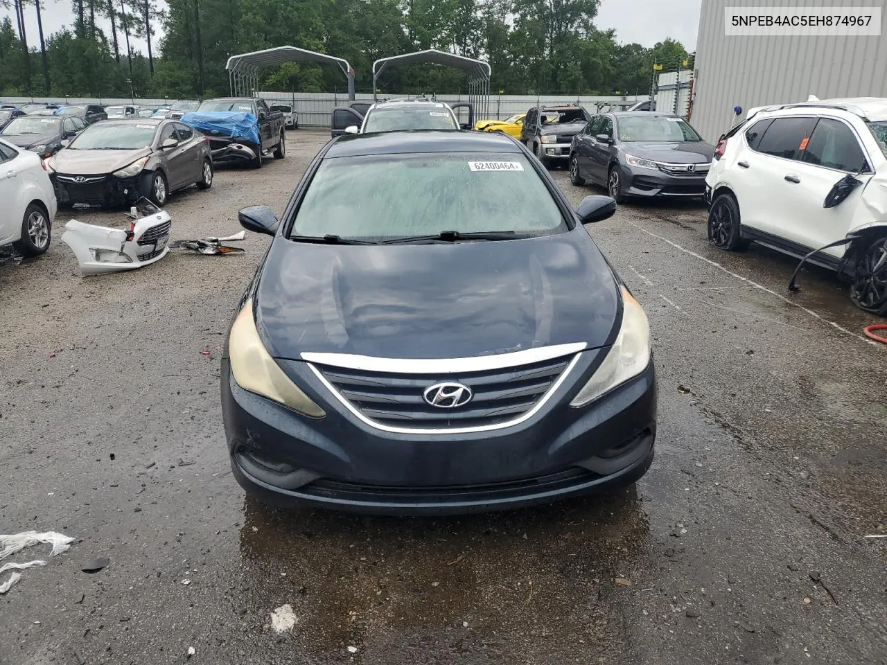 2014 Hyundai Sonata Gls VIN: 5NPEB4AC5EH874967 Lot: 62400464