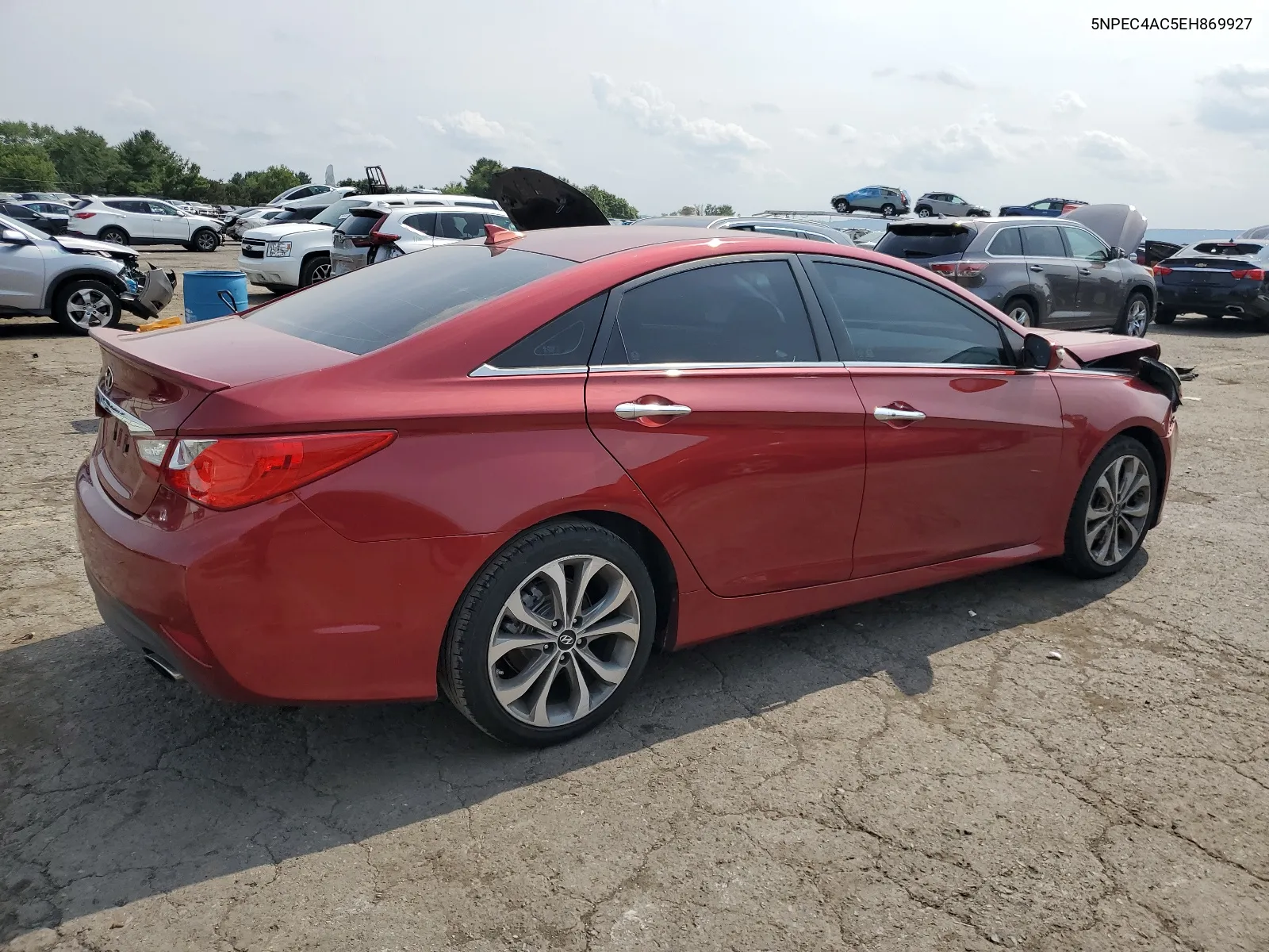 2014 Hyundai Sonata Se VIN: 5NPEC4AC5EH869927 Lot: 64756694