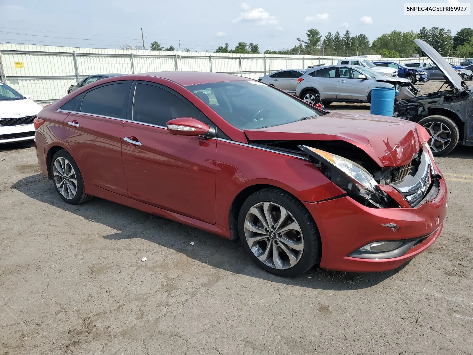 2014 Hyundai Sonata Se VIN: 5NPEC4AC5EH869927 Lot: 64756694