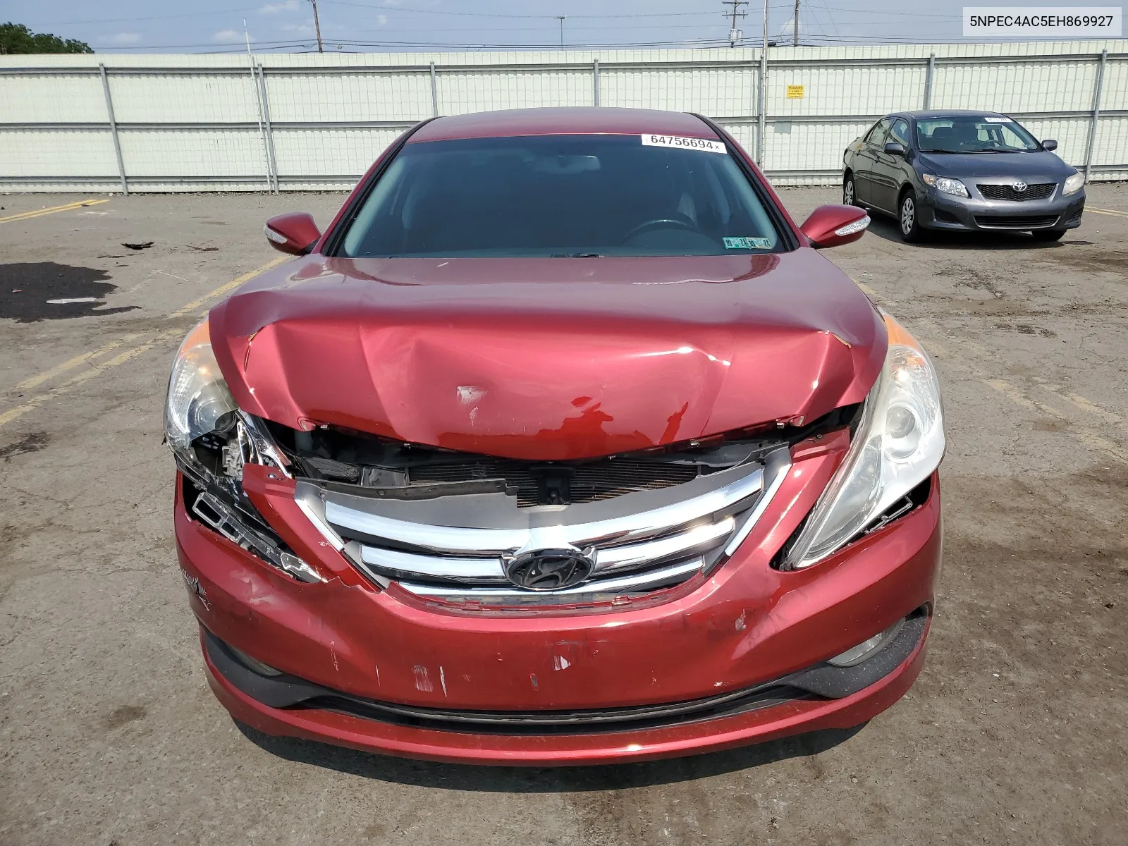 2014 Hyundai Sonata Se VIN: 5NPEC4AC5EH869927 Lot: 64756694