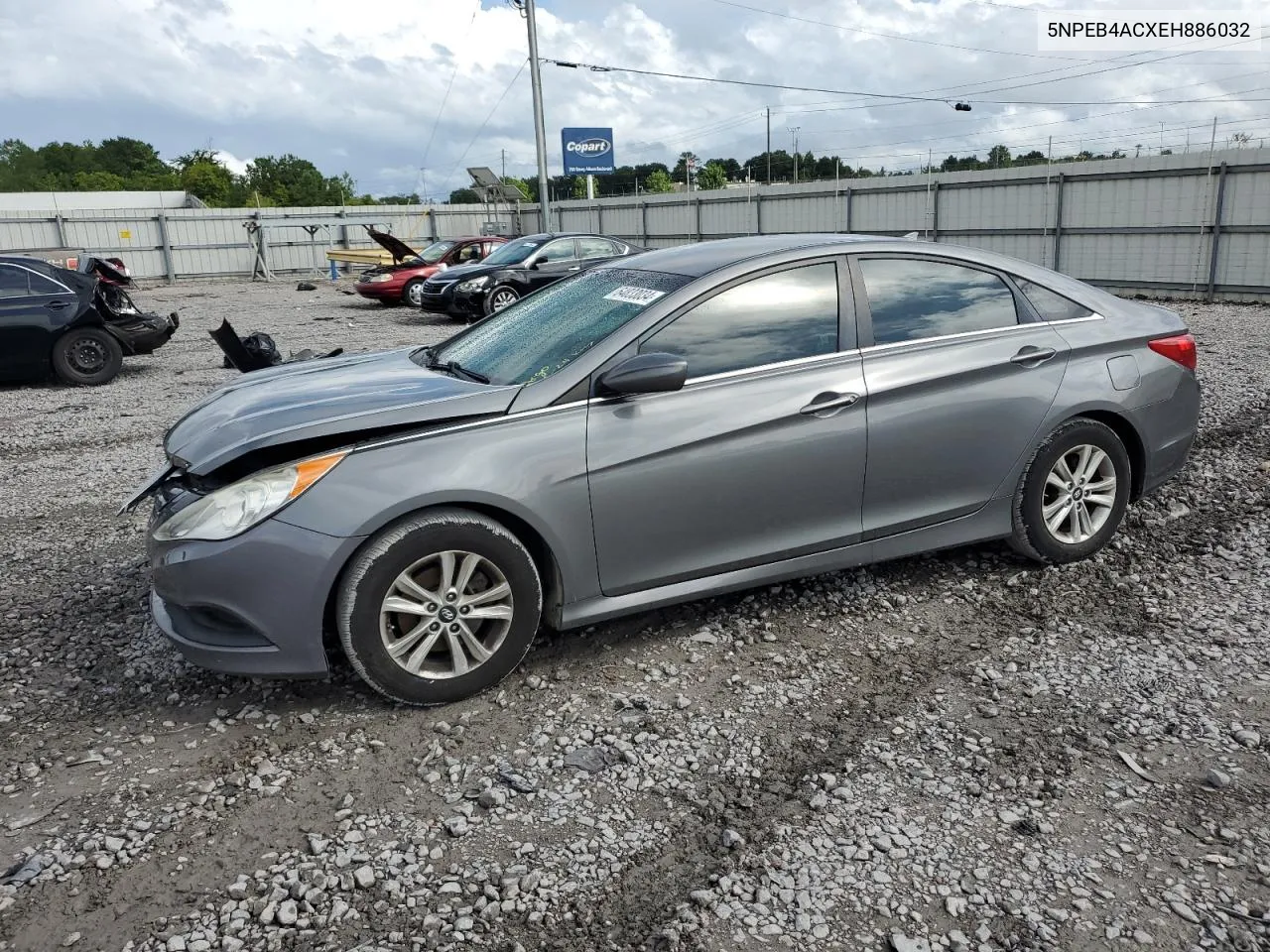 2014 Hyundai Sonata Gls VIN: 5NPEB4ACXEH886032 Lot: 64833034