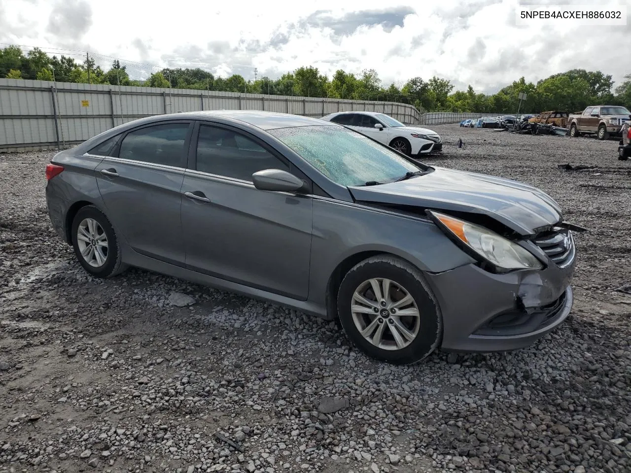 2014 Hyundai Sonata Gls VIN: 5NPEB4ACXEH886032 Lot: 64833034