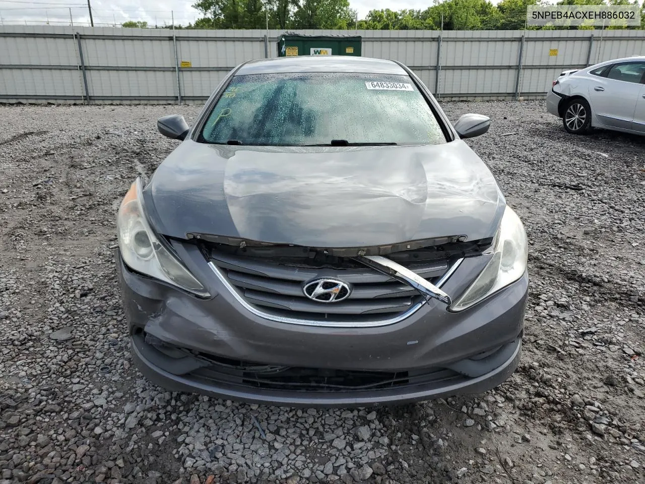 5NPEB4ACXEH886032 2014 Hyundai Sonata Gls