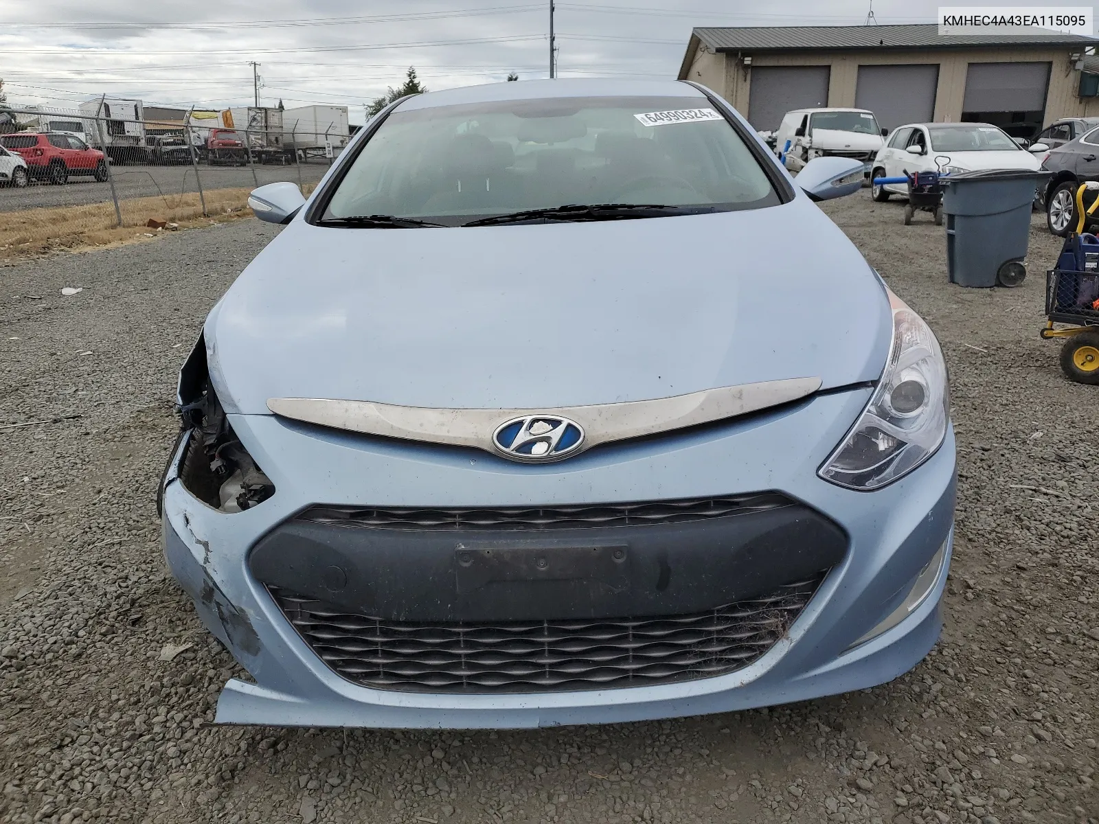 2014 Hyundai Sonata Hybrid VIN: KMHEC4A43EA115095 Lot: 64990324