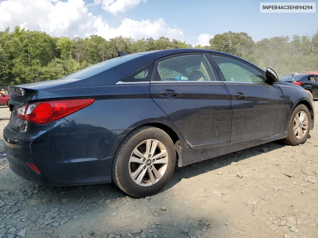 2014 Hyundai Sonata Gls VIN: 5NPEB4AC3EH894294 Lot: 65132984