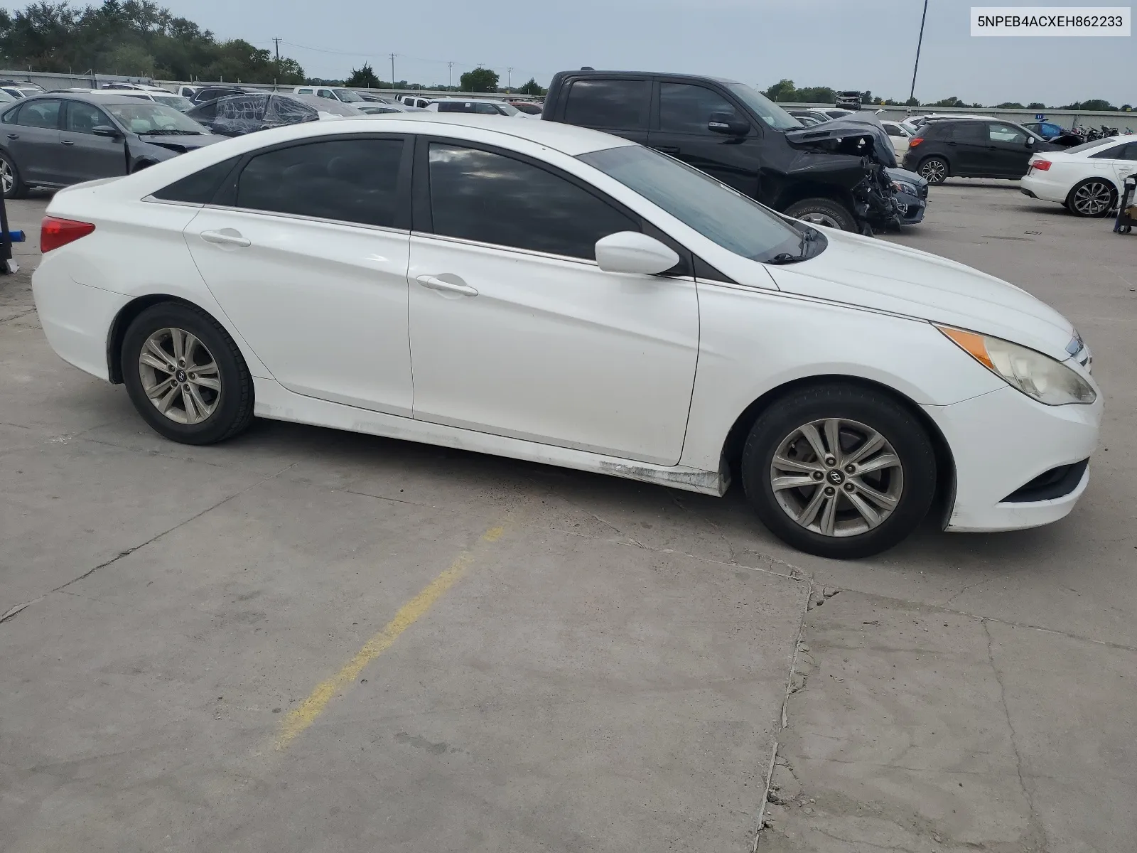 5NPEB4ACXEH862233 2014 Hyundai Sonata Gls