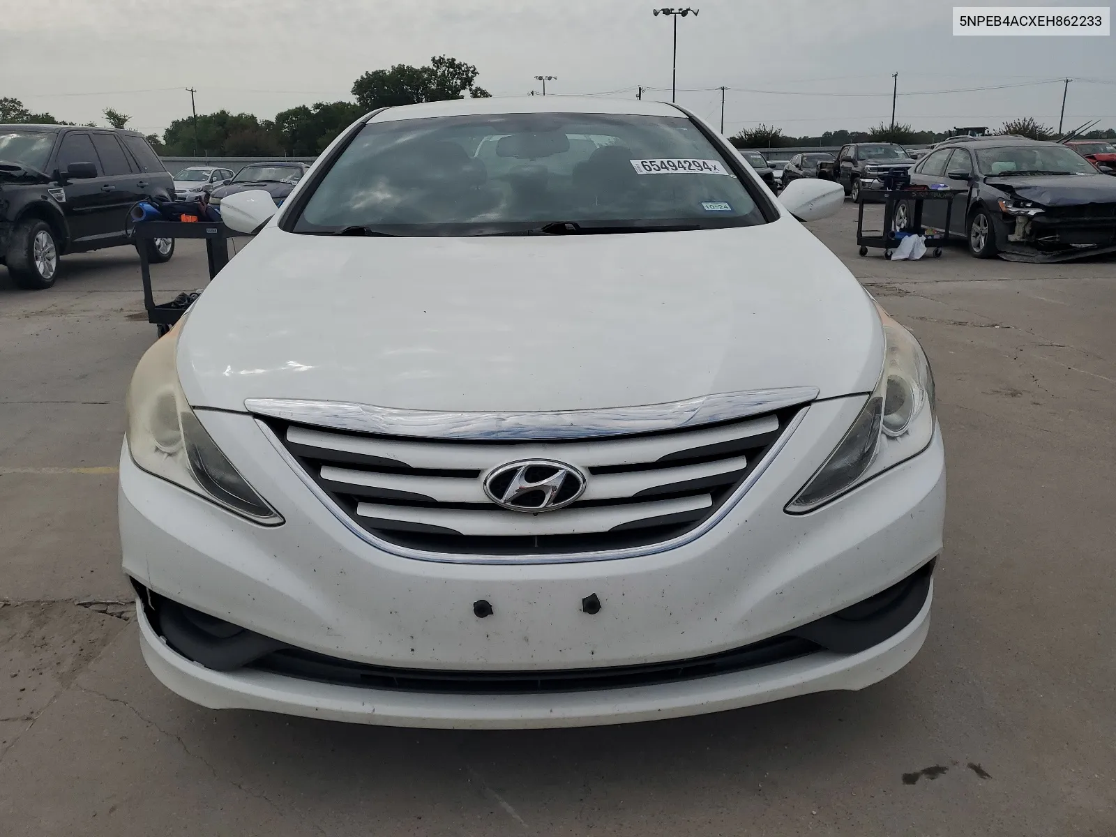 2014 Hyundai Sonata Gls VIN: 5NPEB4ACXEH862233 Lot: 65494294