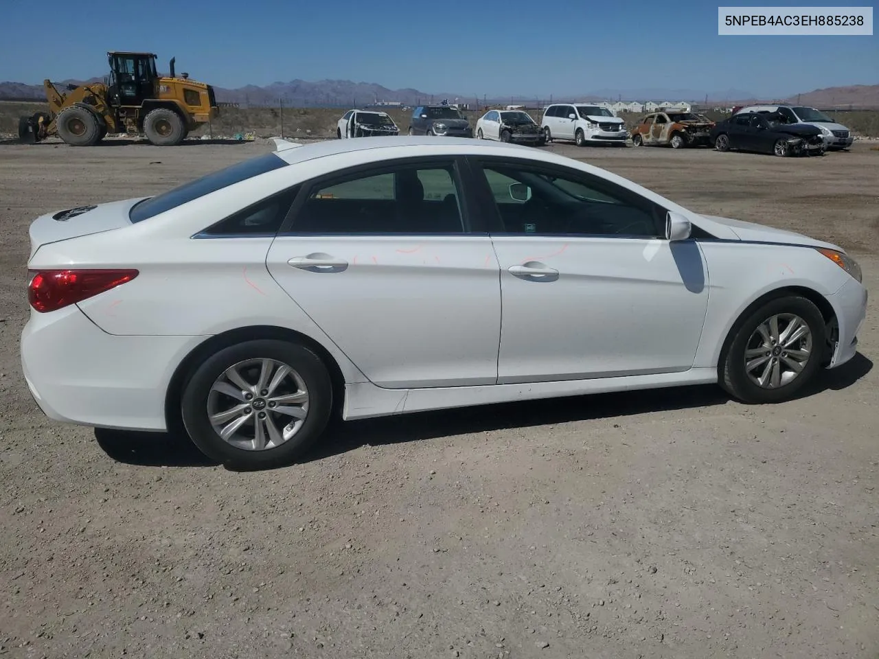 2014 Hyundai Sonata Gls VIN: 5NPEB4AC3EH885238 Lot: 67565544