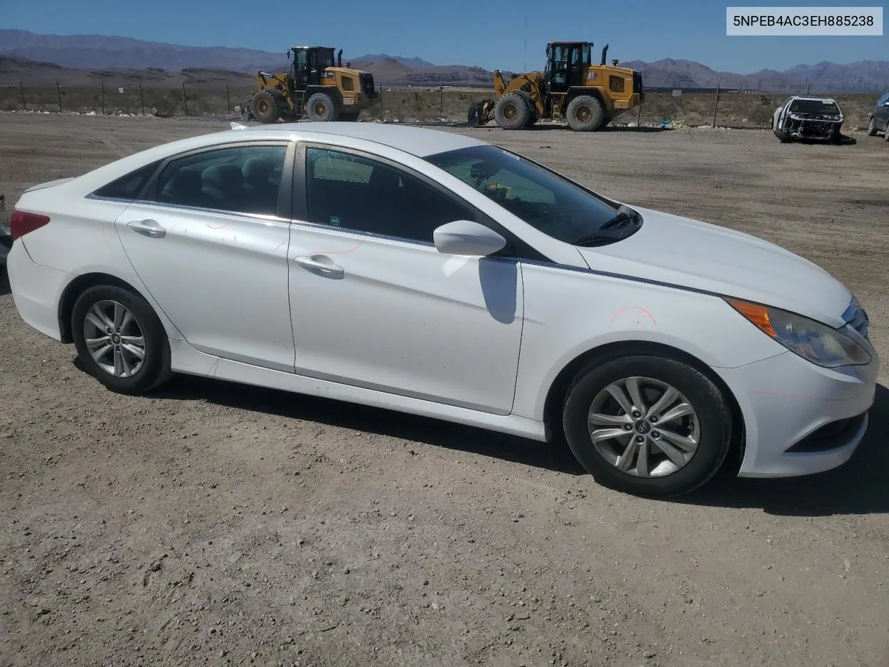 2014 Hyundai Sonata Gls VIN: 5NPEB4AC3EH885238 Lot: 67565544