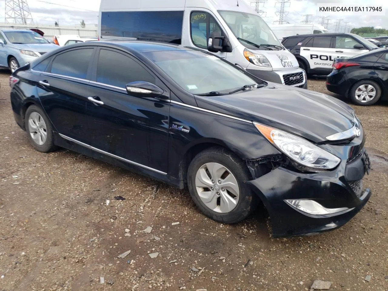 KMHEC4A41EA117945 2014 Hyundai Sonata Hybrid