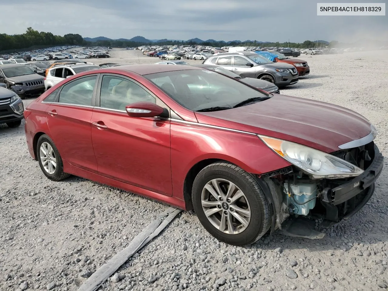 2014 Hyundai Sonata Gls VIN: 5NPEB4AC1EH818329 Lot: 67715484