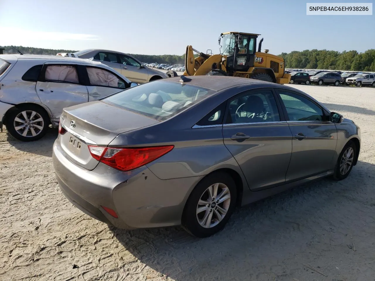 2014 Hyundai Sonata Gls VIN: 5NPEB4AC6EH938286 Lot: 68011934