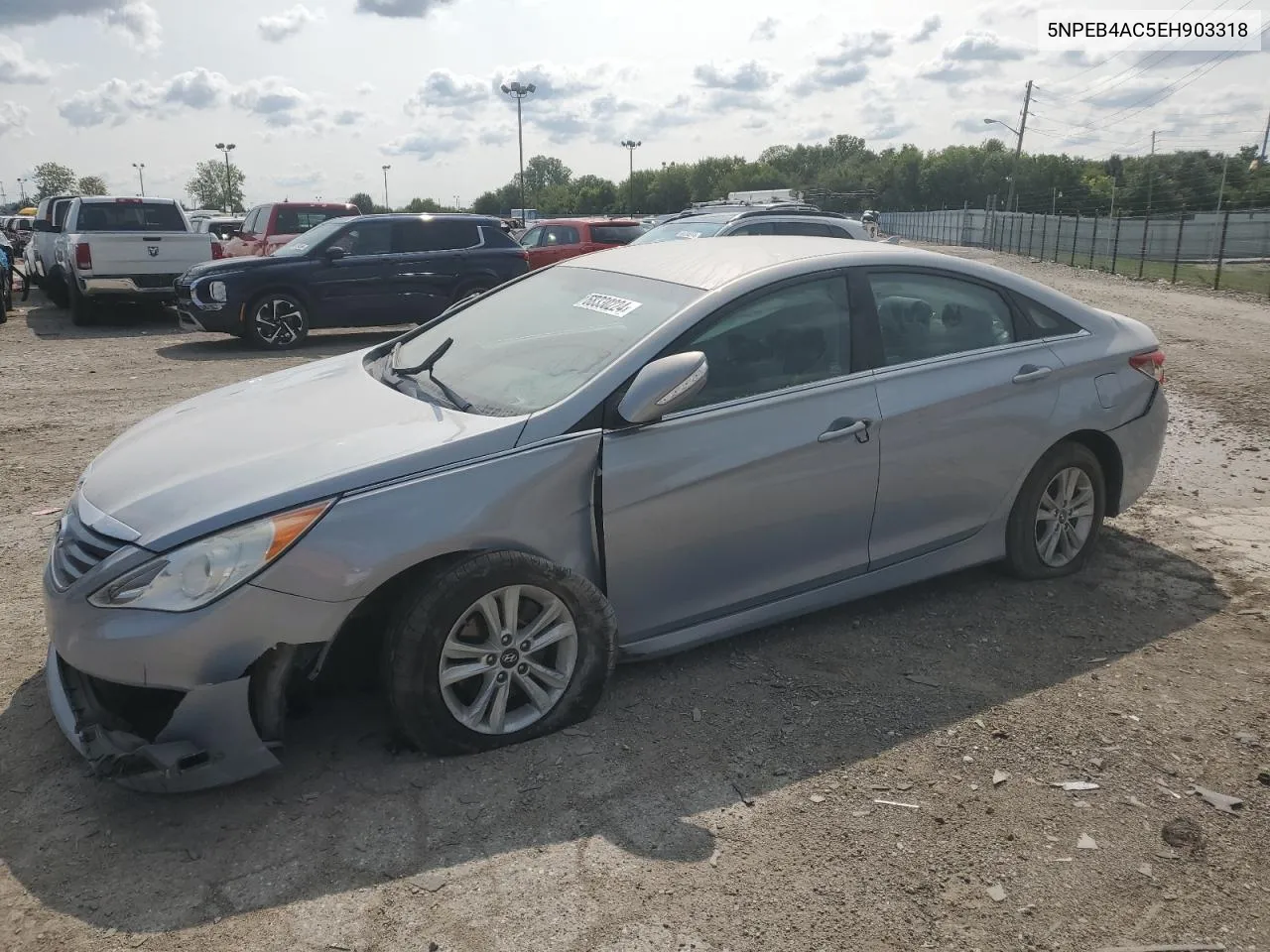 2014 Hyundai Sonata Gls VIN: 5NPEB4AC5EH903318 Lot: 68330224