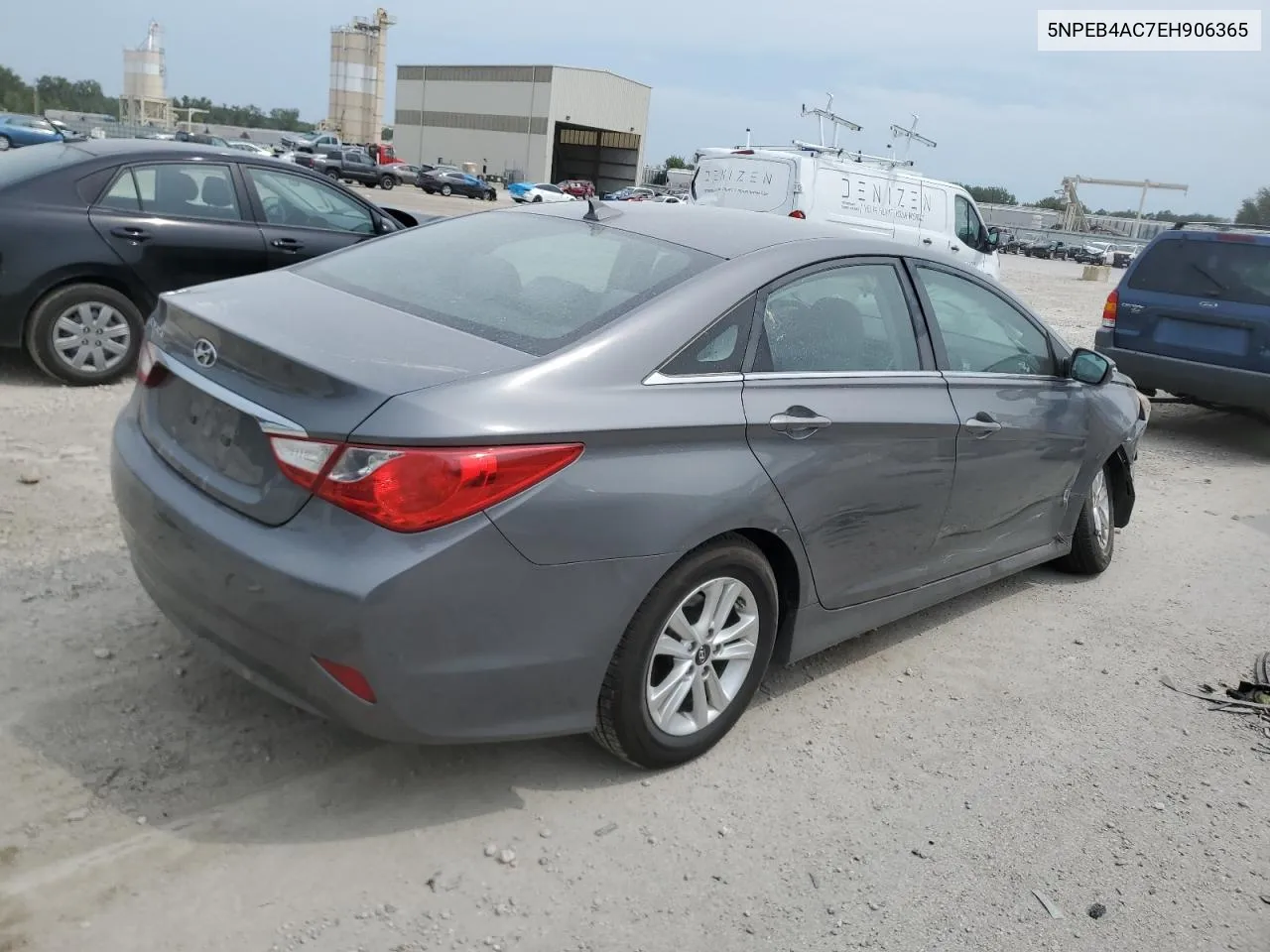 2014 Hyundai Sonata Gls VIN: 5NPEB4AC7EH906365 Lot: 68519154