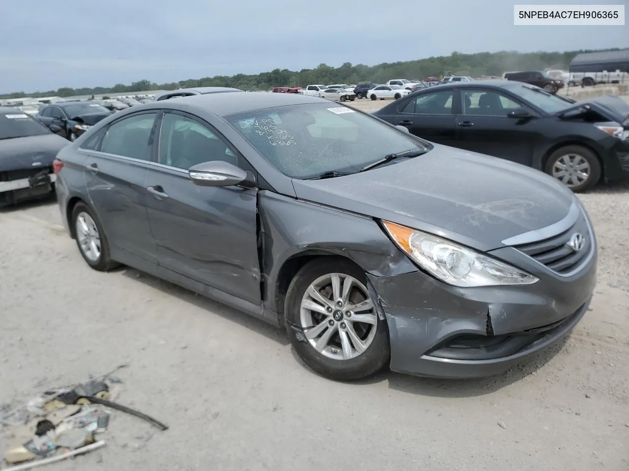 2014 Hyundai Sonata Gls VIN: 5NPEB4AC7EH906365 Lot: 68519154