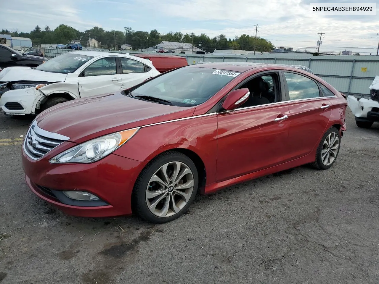 2014 Hyundai Sonata Se VIN: 5NPEC4AB3EH894929 Lot: 69049384