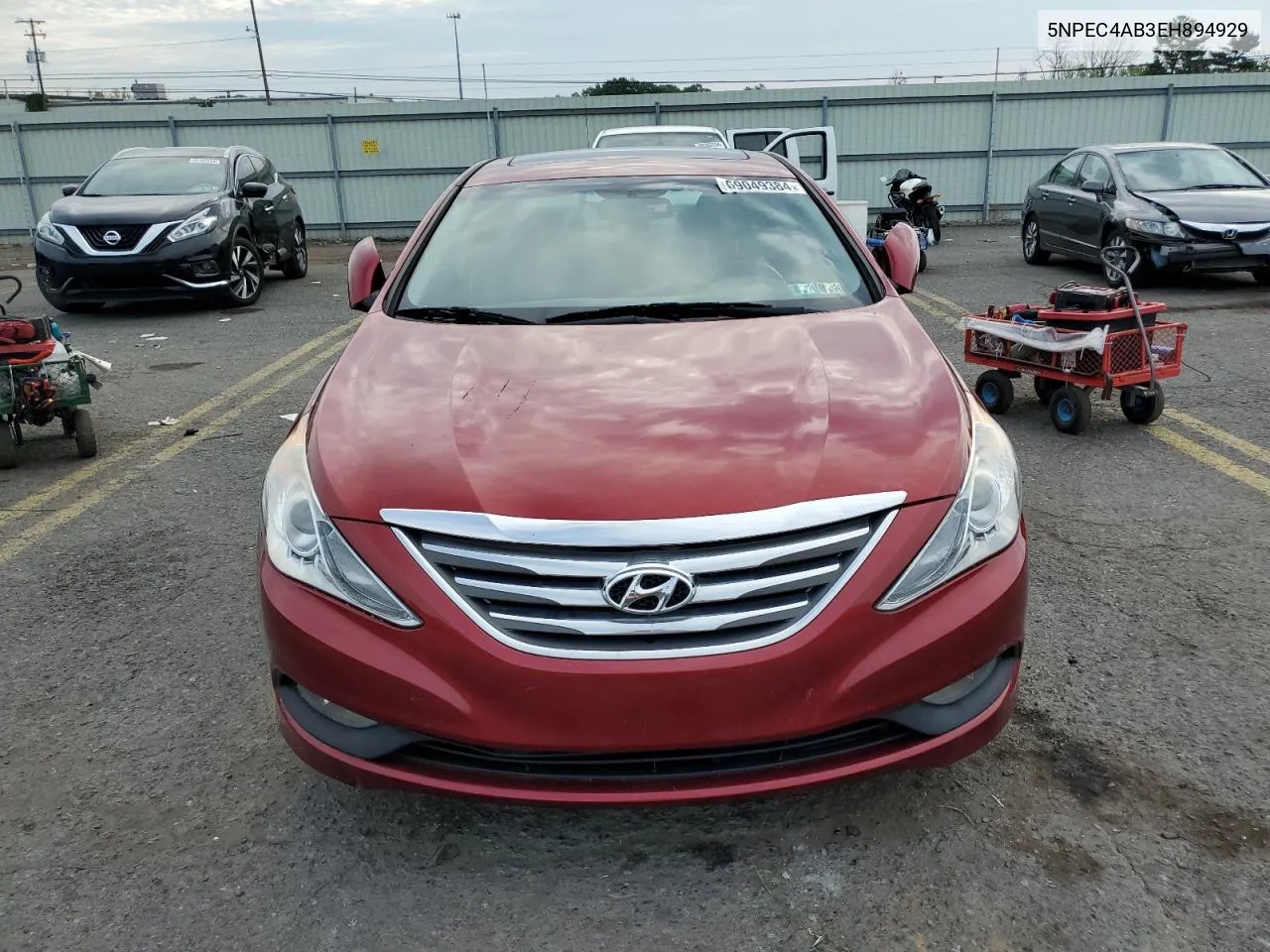 2014 Hyundai Sonata Se VIN: 5NPEC4AB3EH894929 Lot: 69049384