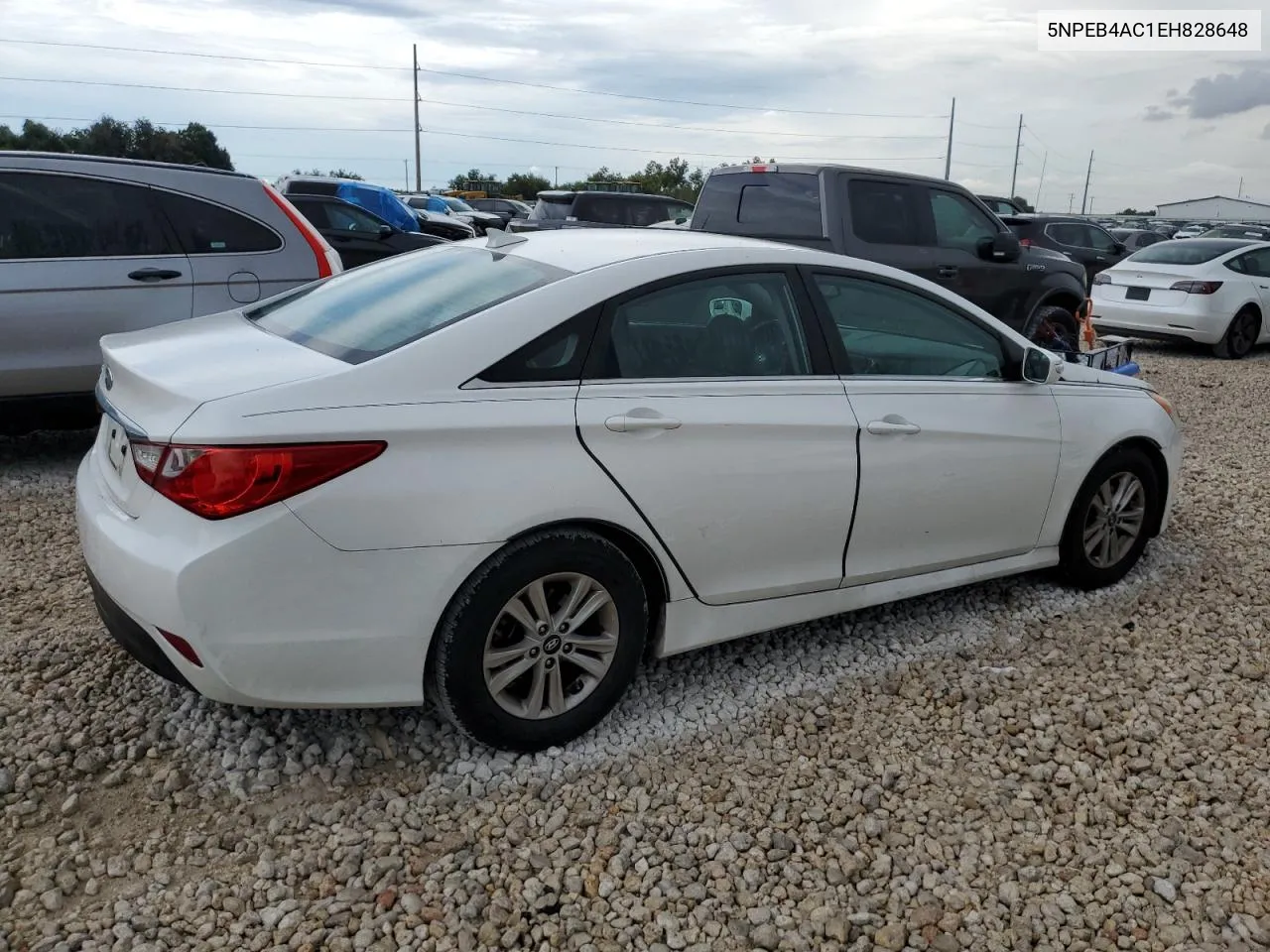 2014 Hyundai Sonata Gls VIN: 5NPEB4AC1EH828648 Lot: 69120834