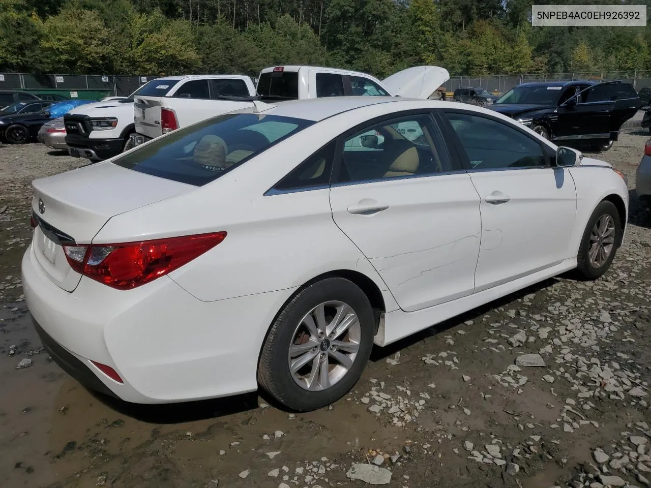 2014 Hyundai Sonata Gls VIN: 5NPEB4AC0EH926392 Lot: 69337904