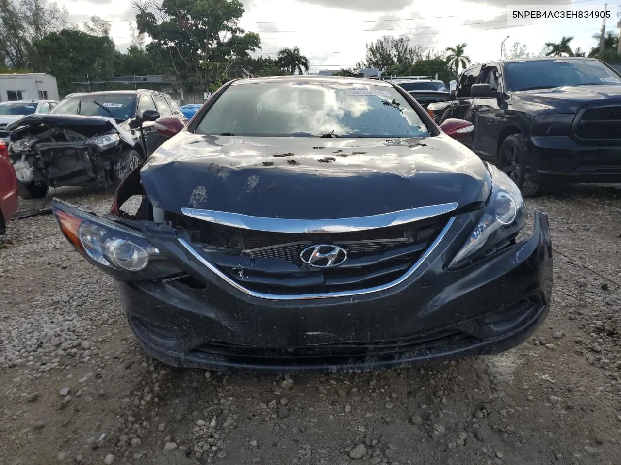 2014 Hyundai Sonata Gls VIN: 5NPEB4AC3EH834905 Lot: 69426444