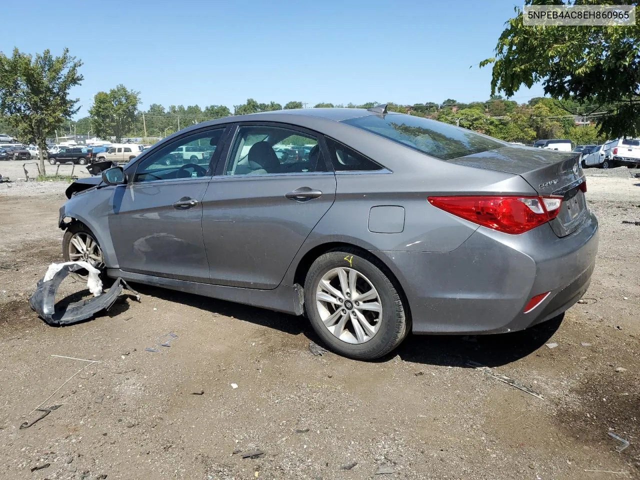 2014 Hyundai Sonata Gls VIN: 5NPEB4AC8EH860965 Lot: 70343824