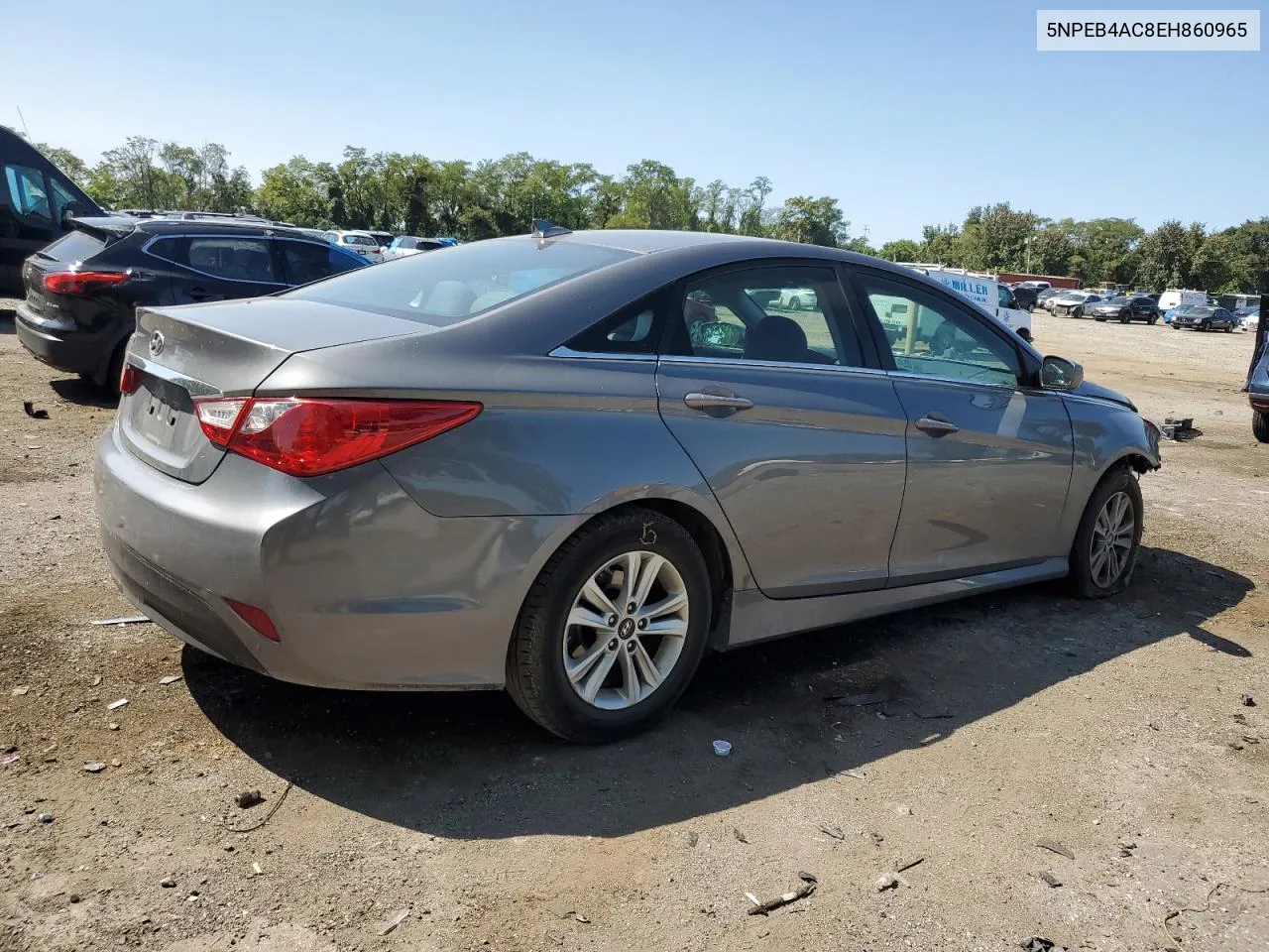 2014 Hyundai Sonata Gls VIN: 5NPEB4AC8EH860965 Lot: 70343824