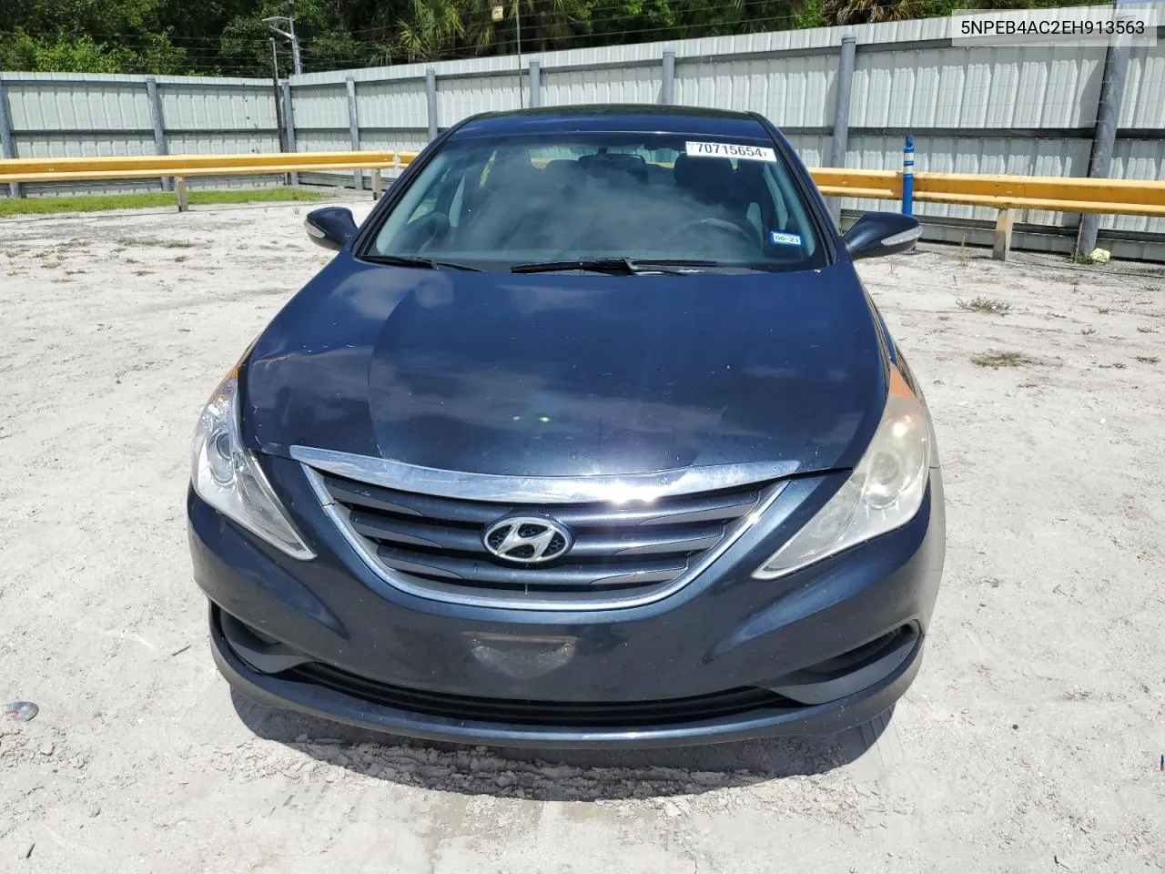 2014 Hyundai Sonata Gls VIN: 5NPEB4AC2EH913563 Lot: 70715654