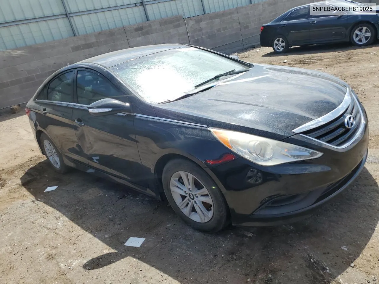 2014 Hyundai Sonata Gls VIN: 5NPEB4AC8EH819025 Lot: 70723394