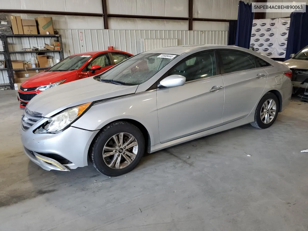 2014 Hyundai Sonata Gls VIN: 5NPEB4AC8EH890063 Lot: 70908444