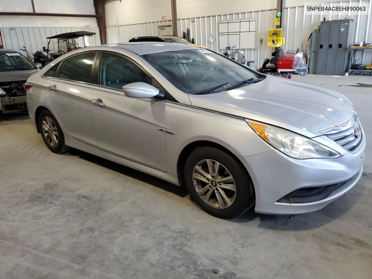 2014 Hyundai Sonata Gls VIN: 5NPEB4AC8EH890063 Lot: 70908444