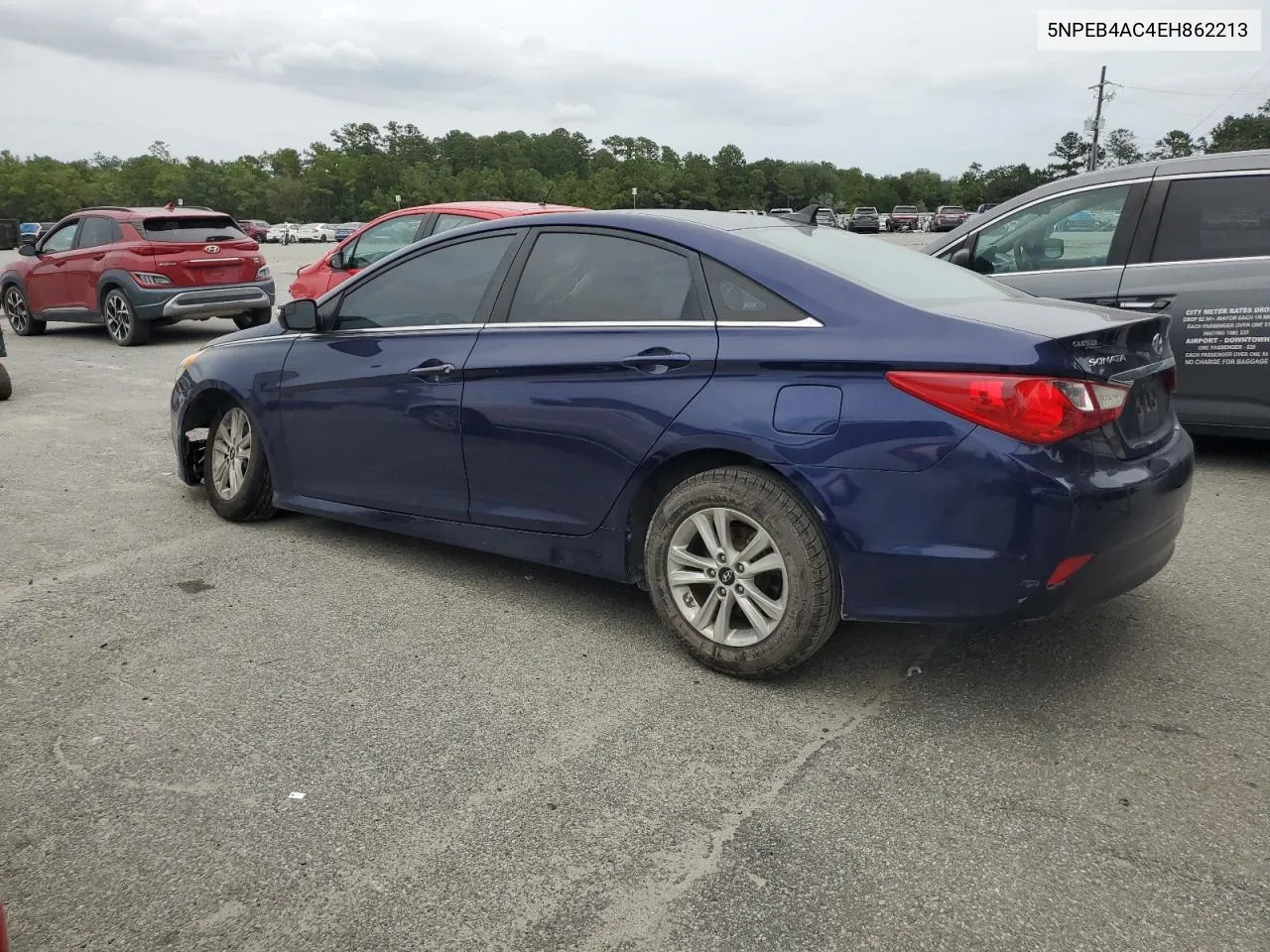 2014 Hyundai Sonata Gls VIN: 5NPEB4AC4EH862213 Lot: 70925684