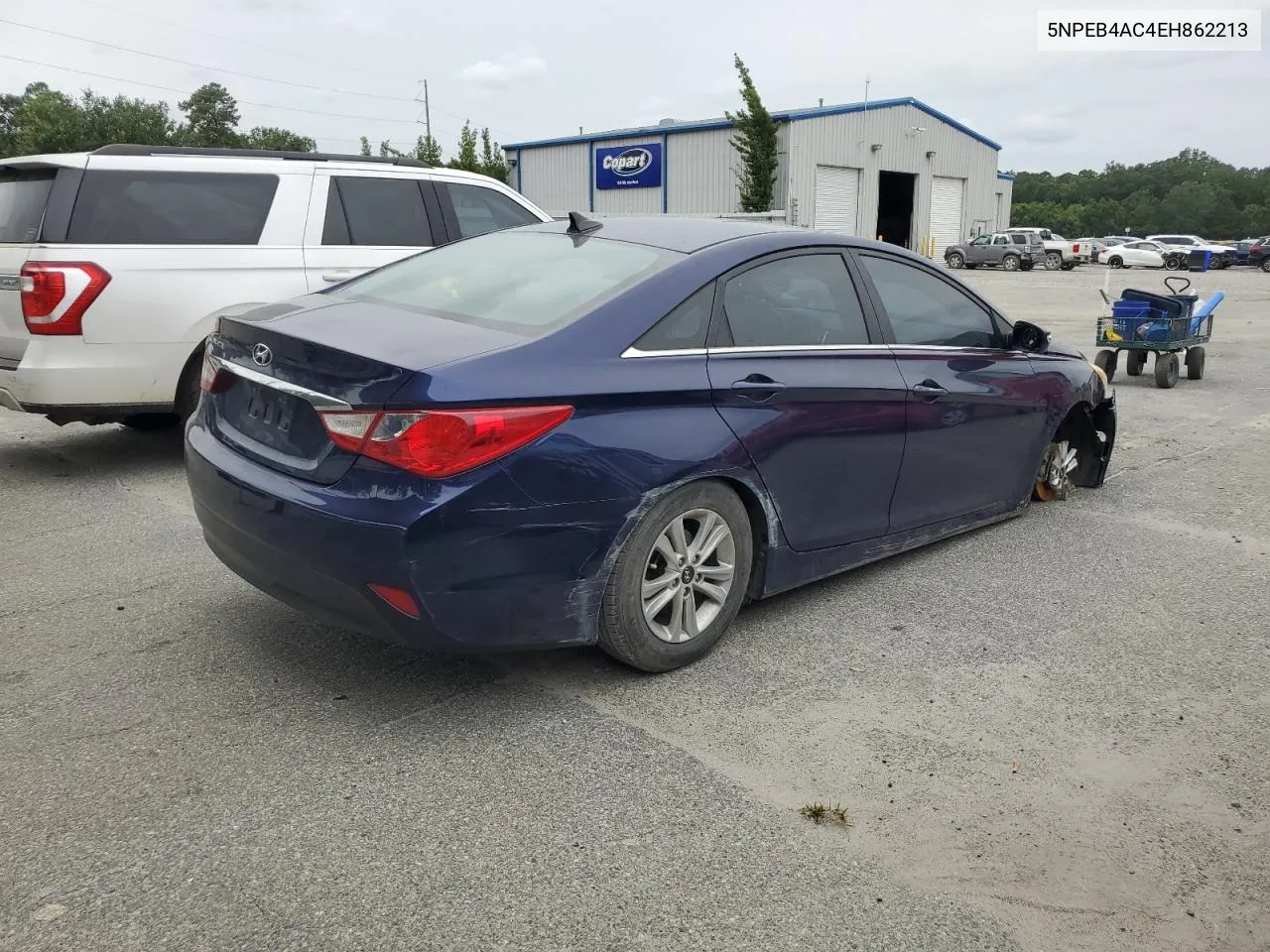 2014 Hyundai Sonata Gls VIN: 5NPEB4AC4EH862213 Lot: 70925684