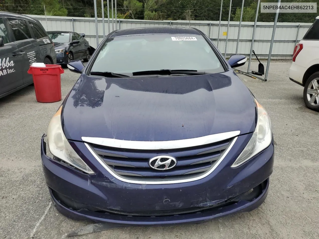 2014 Hyundai Sonata Gls VIN: 5NPEB4AC4EH862213 Lot: 70925684