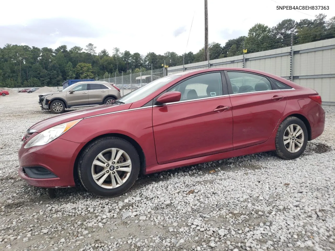 2014 Hyundai Sonata Gls VIN: 5NPEB4AC8EH837363 Lot: 71383174